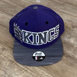 Adidas Purple and Gray Kings SnapBack Cap. NWT